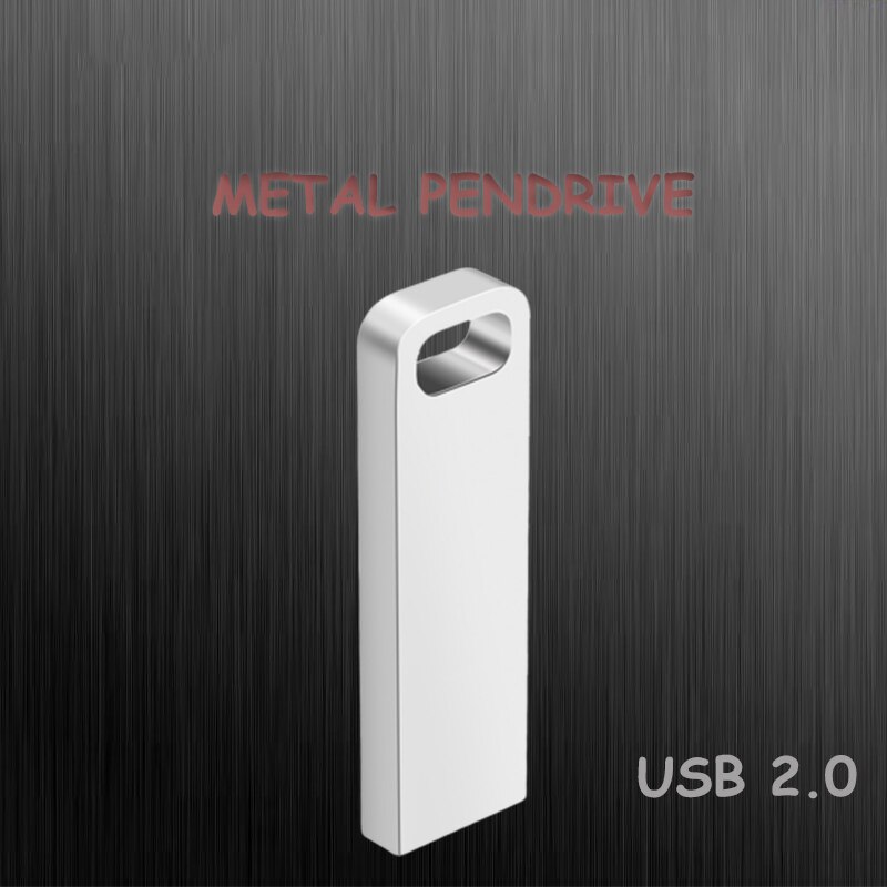 Leuke Flash Usb Stick Pen Drive 8Gb 16Gb Usb Flash Drive 32Gb 128Gb Pendrive Metalen Memory Disk 4Gb 64Gb Cle Usb 2.0