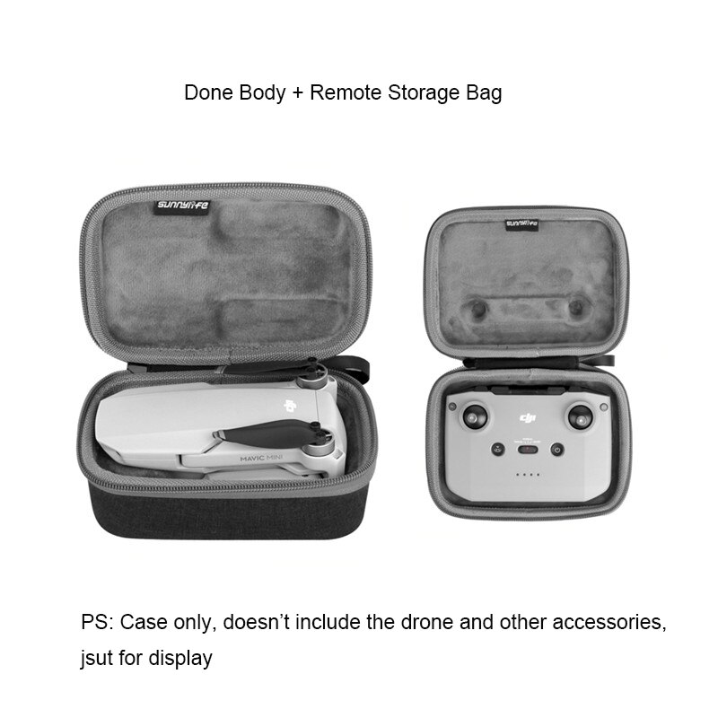 Mini custodia portatile 2 Drone custodia da viaggio impermeabile custodia da viaggio batteria custodia a distanza per accessori DJI Mini 2: B160 and B161