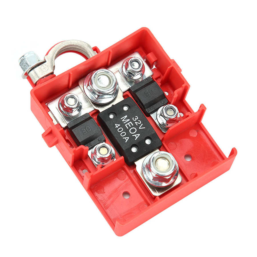 Car Battery Distribution Terminal Quick Release Pile Head Connector Car Accessories 32V 400A ABS + Metal