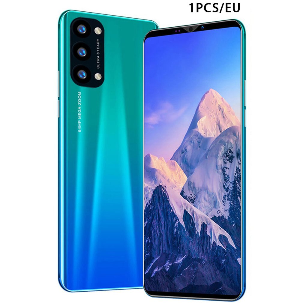 Reno 4 pro smartphone 5.8 inch smartphone 512m+4g 3d glazen achterkant high-definition camera aan de achterkant: Eu blauw