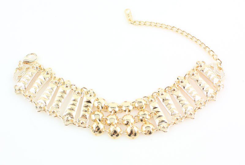 Dubai Gold Color Wedding Bridal Accessories Costume Necklace Set African Costume Jewelry Sets