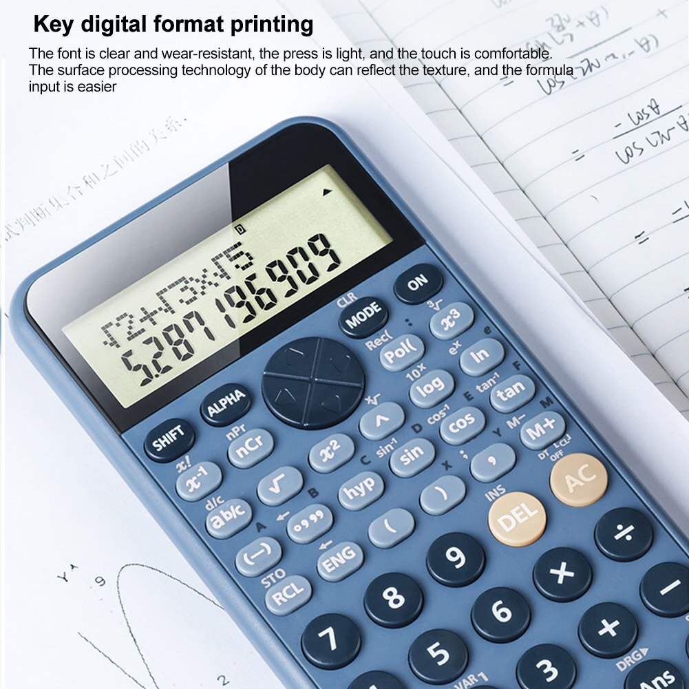 college high school Study Mathematical Olympiadphysics exam Calculator Two Line Display 12 Digit Handheld Portable