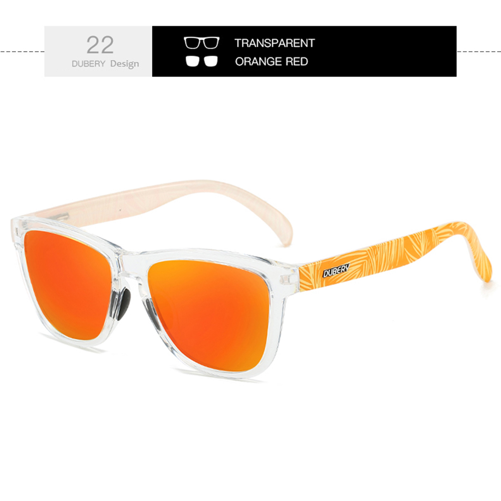 DUBERY Gafas de sol polarizadas con montura completa para hombres y mujeres 28 colores modelo 550