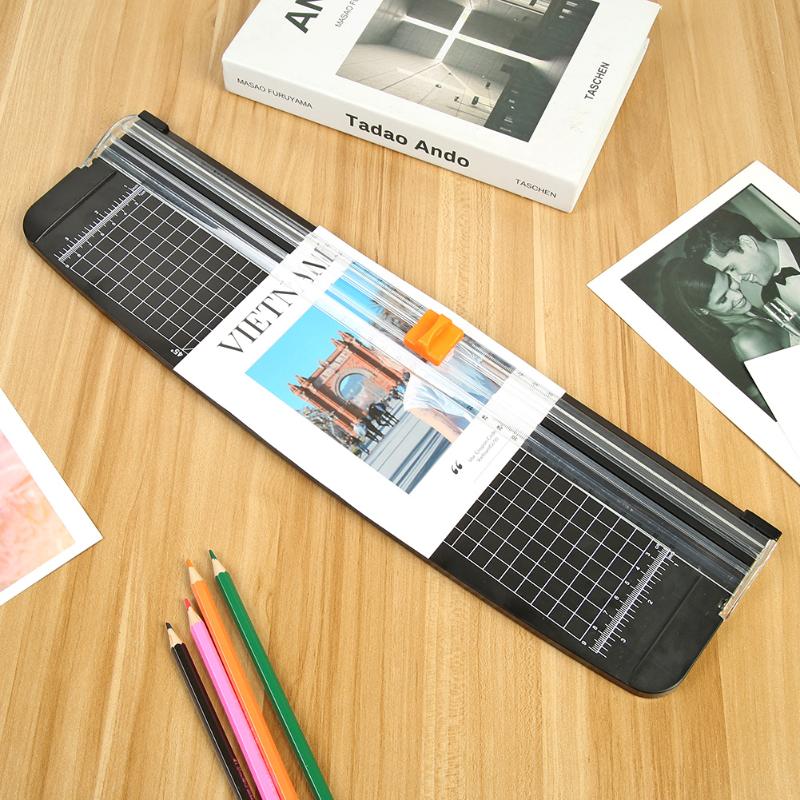 A3 papirskærer høje fototrimmere plastkortkortskæreblade praktiske værktøjer til hjemmearbejde 36.5 x 13cm