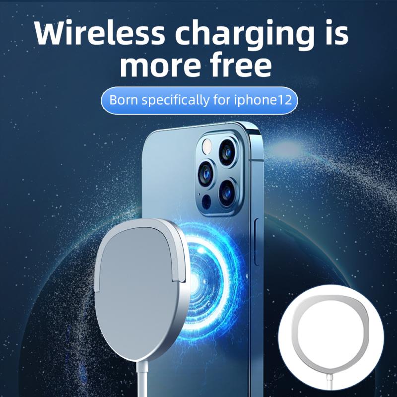 2 In 1 Magnetic Wireless Charger And Desktop Holder For IPhone 12 Pro Max 12 Mini 15W Qi Magnetic Fast Charging Wireless Charger