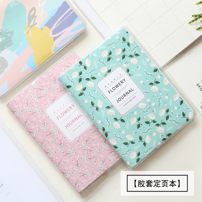 A6 PVC Cover Wekelijks/Maandelijks/Lijn Notebook Planner Dagelijkse Schema Boek Dagboek Boek Scratch Notepad Memo BZNVN