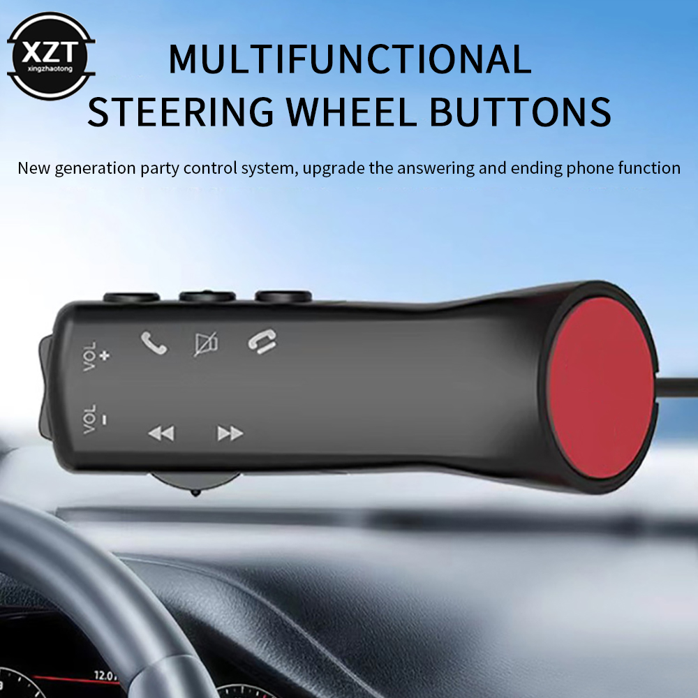 HD 7 Key Car Multifunction Steering Wheel Control Button for Car Radio DVD GPS Multimedia Navigation Head Unit Remote Controller