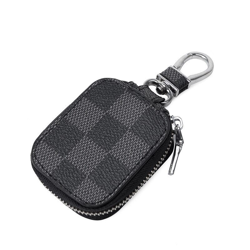 Kleine Anhänger Tasche Druck Schachbrett Kopfhörer Lagerung Tasche Kopfhörer Abdeckung Männer und Frauen Auto Schlüsselbund Taille Schlüssel Tasche