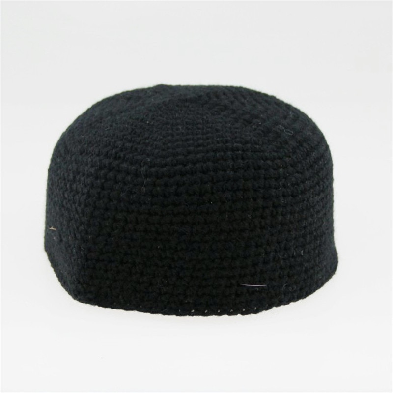 Chapeaux de prière musulmans en maille pour hommes, casquette indienne, casquettes turques arabes, couvre-chef musulman arabe pour Ramadan, chapeau kippa pour hommes