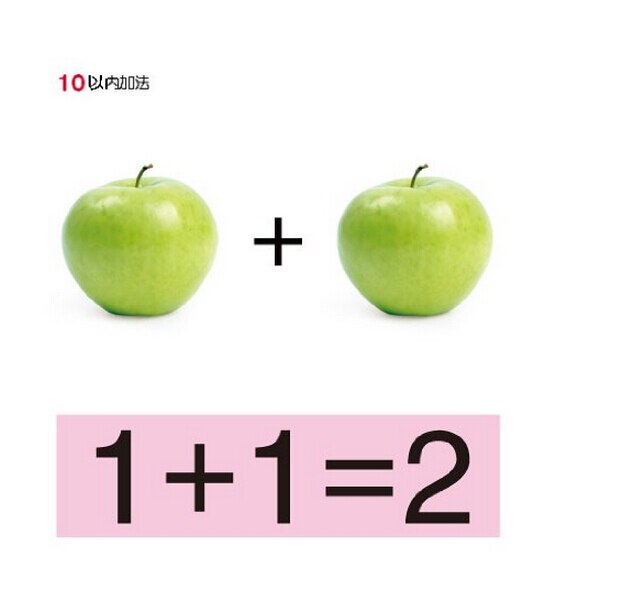 108 Math Kaarten Met Foto 'S Voor Kinderen Rekenkundige Kaarten Binnen 1-20 Optellen En Aftrekken Baby Vroeg Leren Kaarten