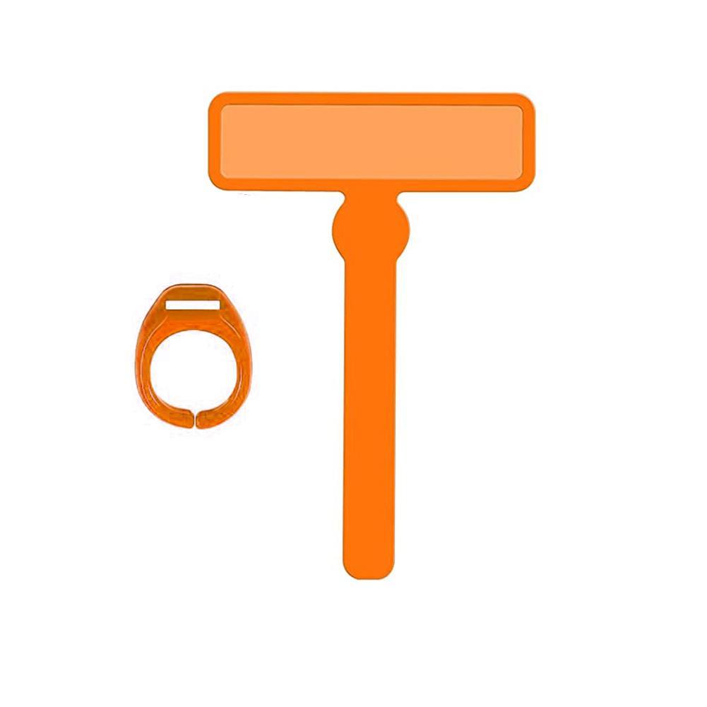 Guided Reading Strips Finger Highlighter Dyslexia Tools For Kids Hyperactive Early Readers Children Reading Magnifier V7l2: orange