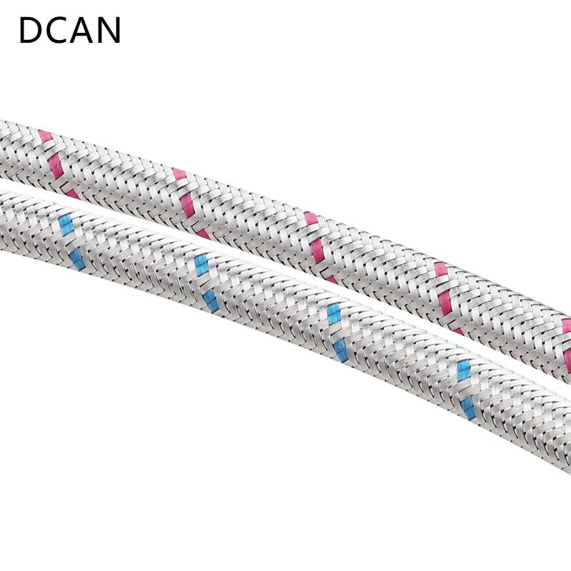 Kraan Slang 2X20 ''Flexibele Sanitair Slangen Kranen 1/2" Lijn Tubing Rvs Badkamer Waterleiding slang Tubing/Slangen