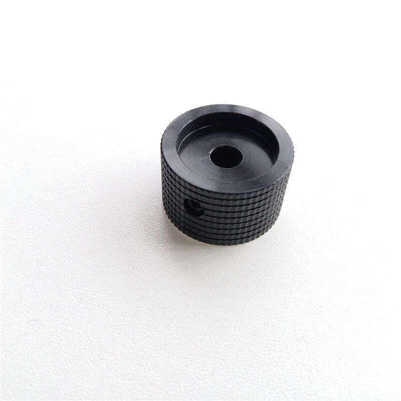 4pcs aluminum knob grid pineapple potentiometer knob 25*15.5*6mm potentiometer cap Volume knob switch silver/black/red amplifier: black