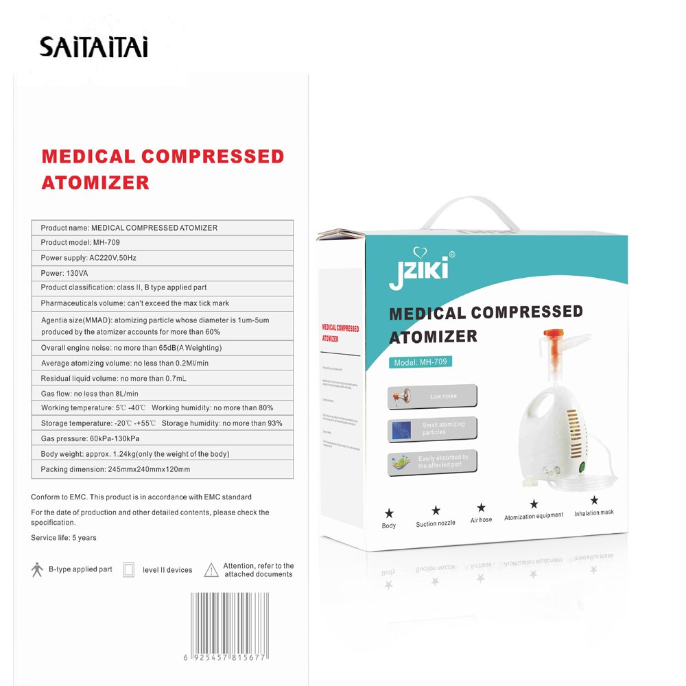 Hospital Accessories Baby Health Care Device Direct Air Compressors Breathing Nebulizer Compressed Atomizer