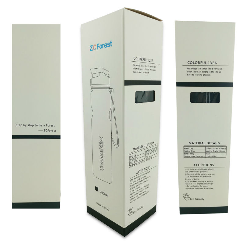 Tritan Sports Water Bottle 1000ml BPA Free My Bottle With Tea Infuser Portable Plastic For Drink Outdoors Bike Cycling ZCForest