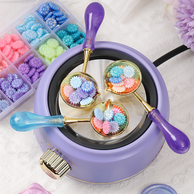 Duży piec elektryczny do pieczętowania, podgrzewacz do garnków, podgrzewacz elektryczny, kulki woskowe, topienie wosku, łyżka do pieczętowania lakiem