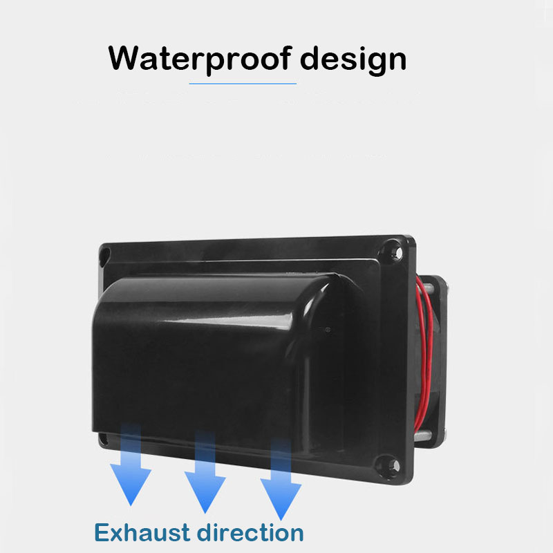 Rv seitliche Entlüftung Belüftung Autozubehör für Wohnmobil anhänger Wohnmobil Stiefel Marine Yacht 12V Dunstabzugshaube Abluft Ventilator