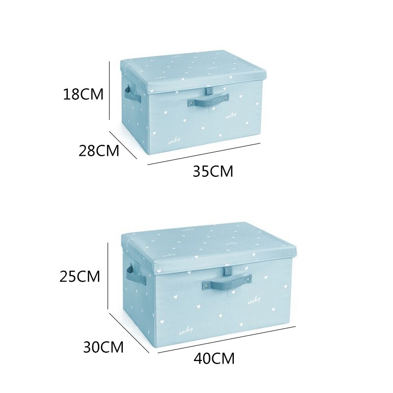 Clothes storage box Fabric Wardrobe storage box Finishing box Clothes storage box Household folding Oxford cloth big box
