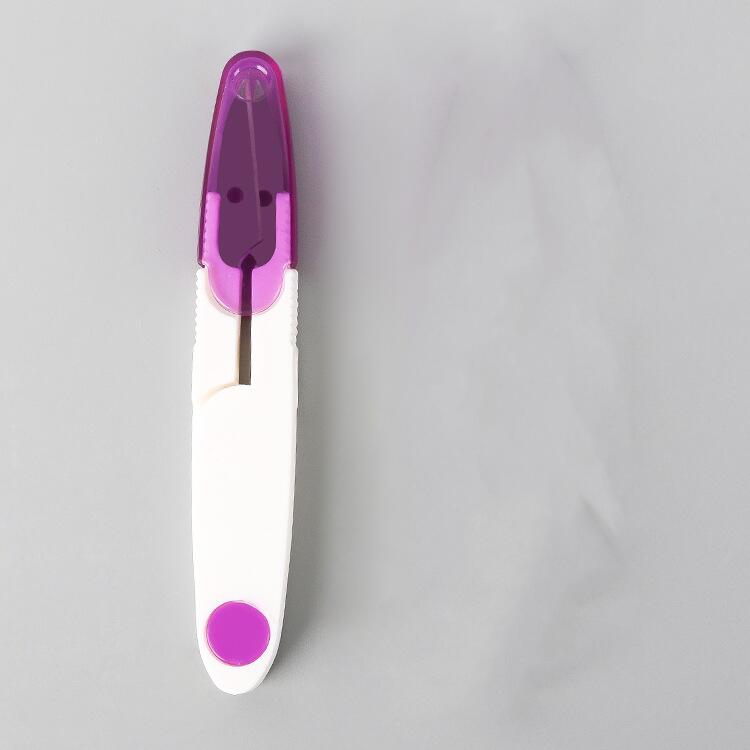 Needlework Scissors For Tailor Sewing Handicraft Fabric Accessories Embroidery Metal Cutting Sewing Supplies Tools Thread Cutter: Brown