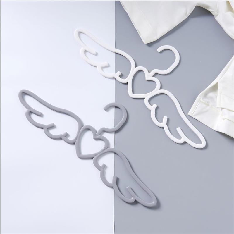 5 pcs/lot Angel wings Clothes Hangers Children Adult Shirt Trouser Coat Hanger Clothes Multifunction Non-Slip Accessories Rack