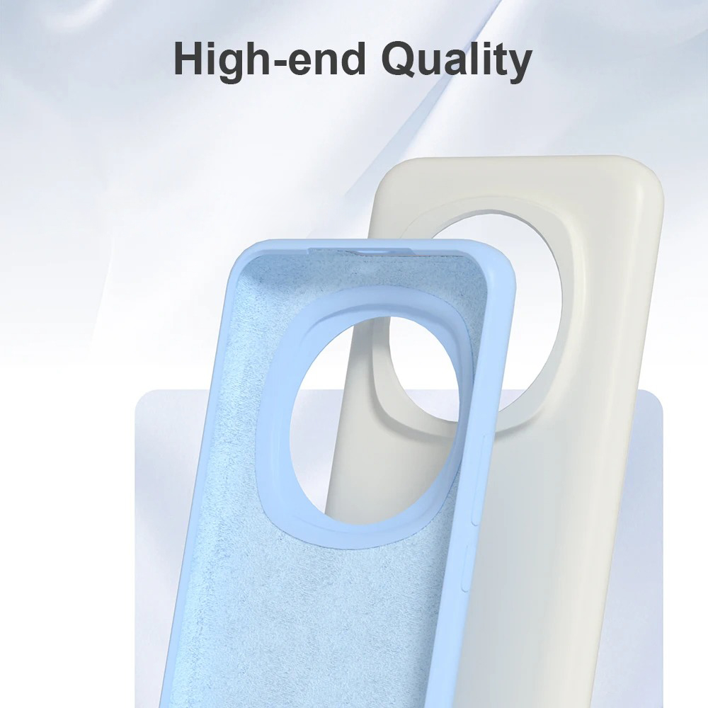 Para Honor Magic 6 Pro funda suave de silicona líquida Premium con flocado dentro de la carcasa protectora para Honor Magic6