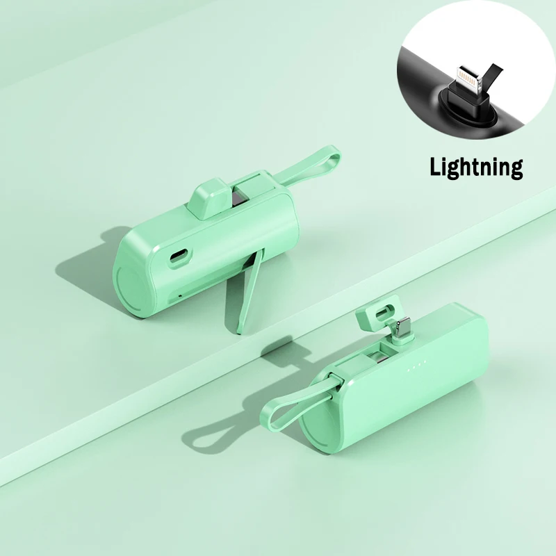 Oneplus 30000mAh Portable Mini Power Bank Fast Charging Pocket Power Bank With Stand Cable For iPhone Type-C External Battery: MULTI / 10000mAh