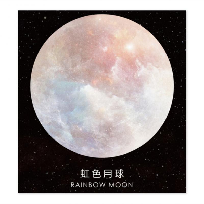 Paper Sticky Notes Space Planet Memo Pad Cute Art Paper For Girl Space Paper Sticky Notes Household Necessary: 04