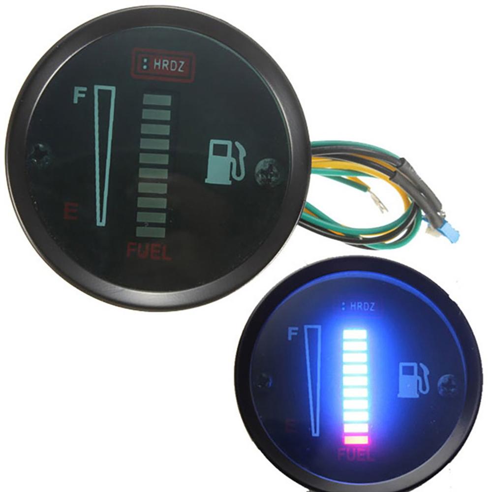 Car And Motorcycle Modified Instrument 52Mm2 Inch Fuel Gauge 12V Led Fuel Gauge Fuel Gauge 12V Led Fuel Gauge