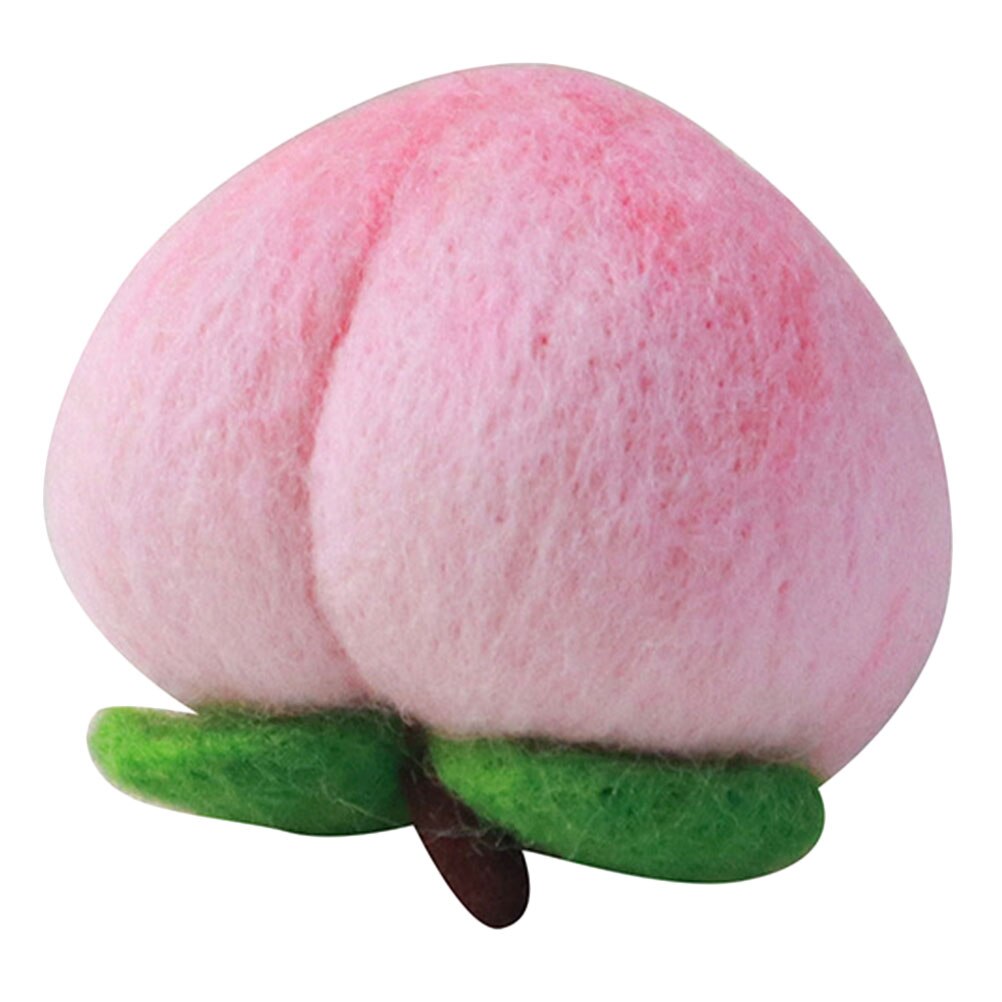 1 Juego de adorno colgante de fruta de lana artesanal, artesanía de lana de fieltro de fruta, costura de boda, accesorios para manualidades de lazo de pelo 2022: Amarillo claro