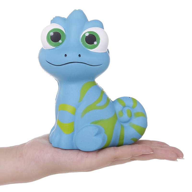 Jumbo Big Eyes lizard Squishy Slow Rising Kawaii Smooth Squeeze Toy Bread Cake Scented Stress Relief Fun for Kid