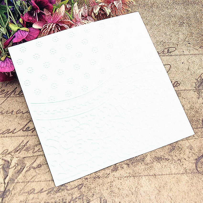 plastic three flower template craft card making paper card album wedding decoration clip art relief clip Embossing folders