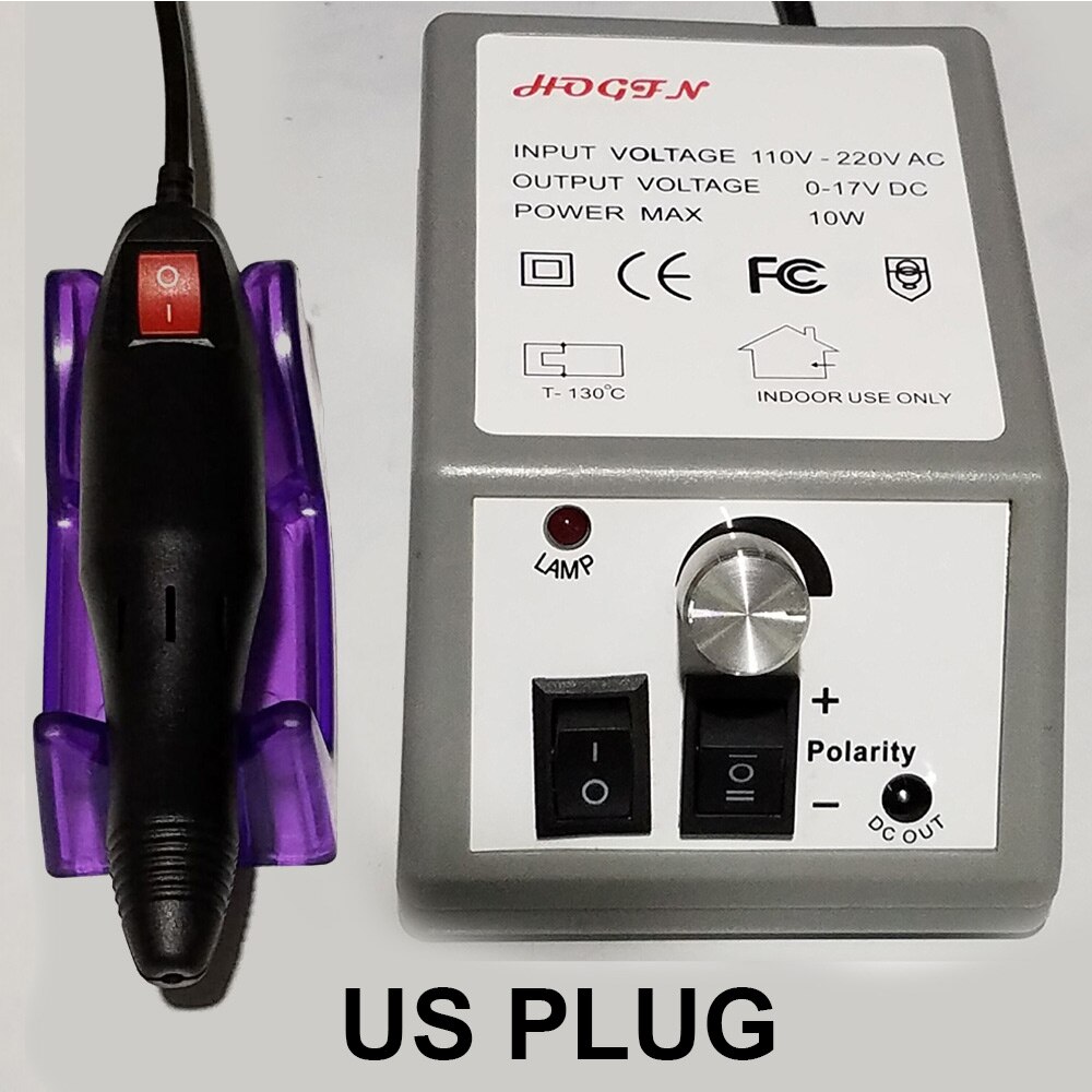 Aparato eléctrico de manicura para pedicura, juego de brocas para uñas, removedor de Gel acrílico para cutículas, 20000 RPM: grey US