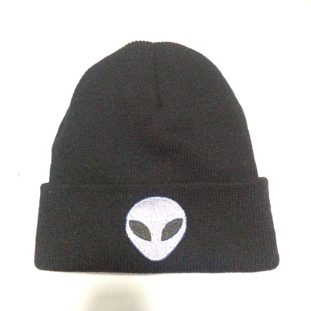 Alien kostuum baby hoed fotografie rekwisiet hoed cartoon pet gopro superheld schedel ufo hoed voor jongens en meisjes winter accessoire