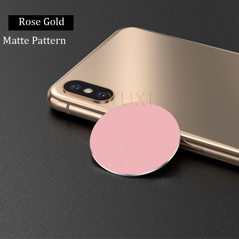 Dünne Metall Platte Disk Für Magnetische Auto Telefon Halfter Eisen Blatt Aufkleber Disk Für Magnet Tablette Schreibtisch Telefon Auto Ständer Halterung Runde: transparent