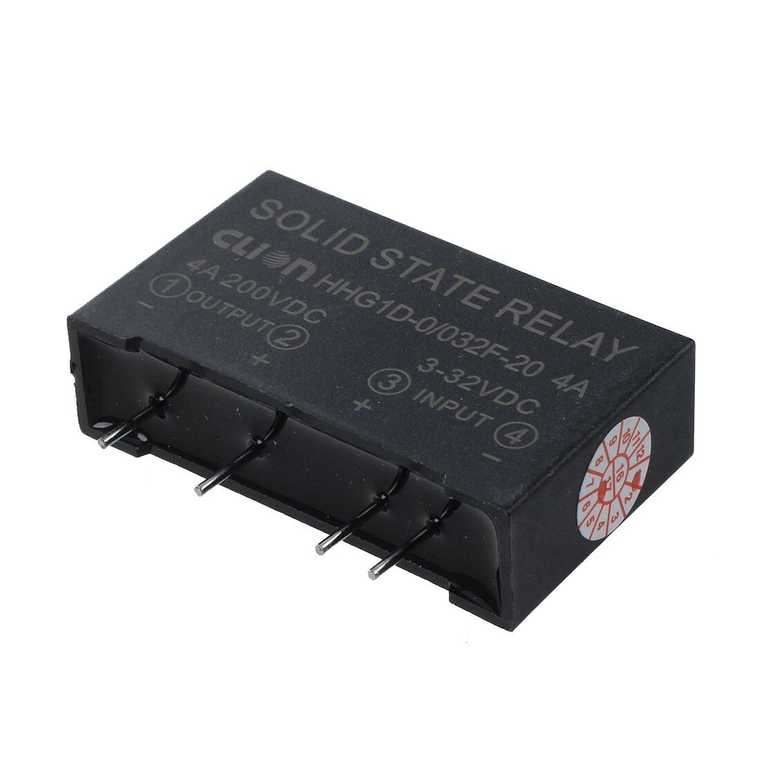 Input 332V DC Output 4A 200V DC 4 Pin PCB Solid State Relay HHG1D0
