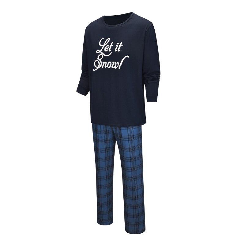 Familie kerst pyjama's, bijpassende familiekleding, lange mouwen, briefprint, familielook, moeder dochter, vader zoon, bijpassende pyjama's