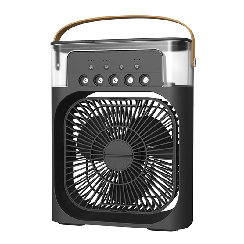 Xiaomi Mijia-ventilador de escritorio portátil 3 en 1, aire acondicionado USB, luz nocturna, ajuste de niebla de agua hidráulica, ventilador silencioso de 3 velocidades para el hogar