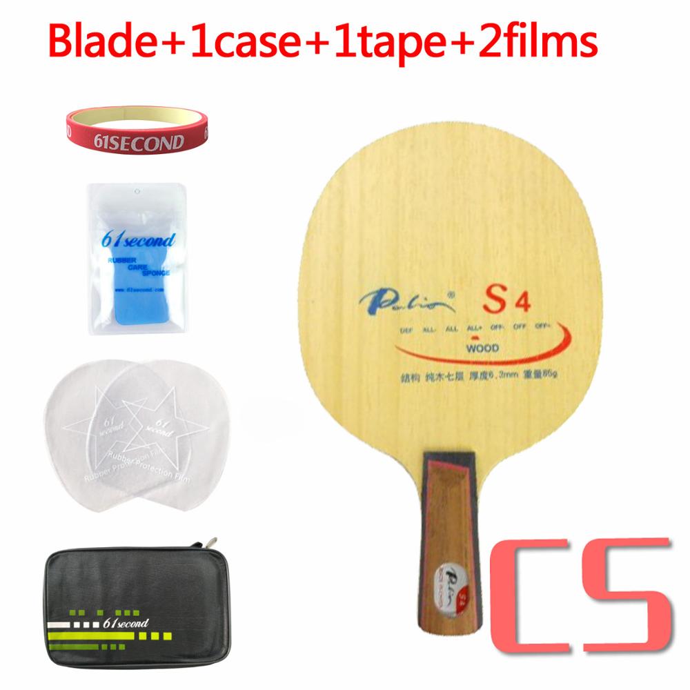 Palio S4 (S 4, S-4) table tennis / pingpong blade: CS with F 1 case