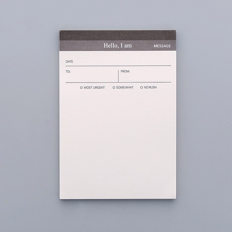 Business A7 Todo list checklist Day Plan 50 sheets Notepad Office Desk Schedule Memopad Stationery