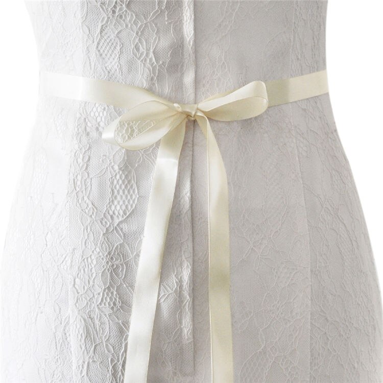 YouLaPan S437 demoiselle d'honneur strass ceinture argent ceinture de mariée pour robe de mariée bijou ceinture pour robe formelle robe brillante ceintures: ivory