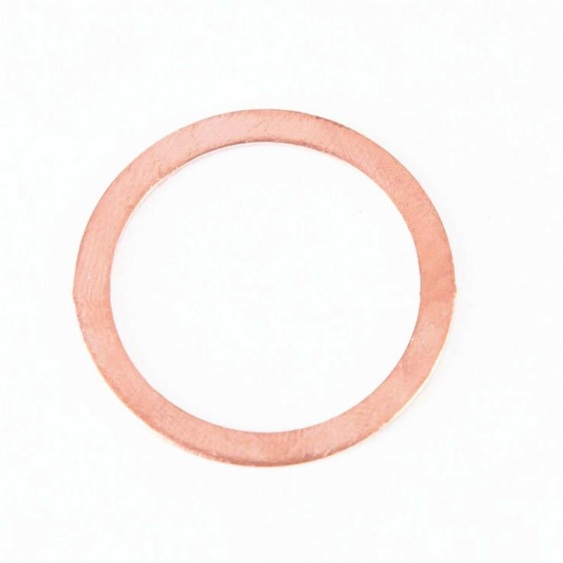 10/20PCS Solid Copper Washer Flat Ring Gasket Sump Plug Oil Seal Fittings10x14x1mm Multiple specifications Fastener Accessories