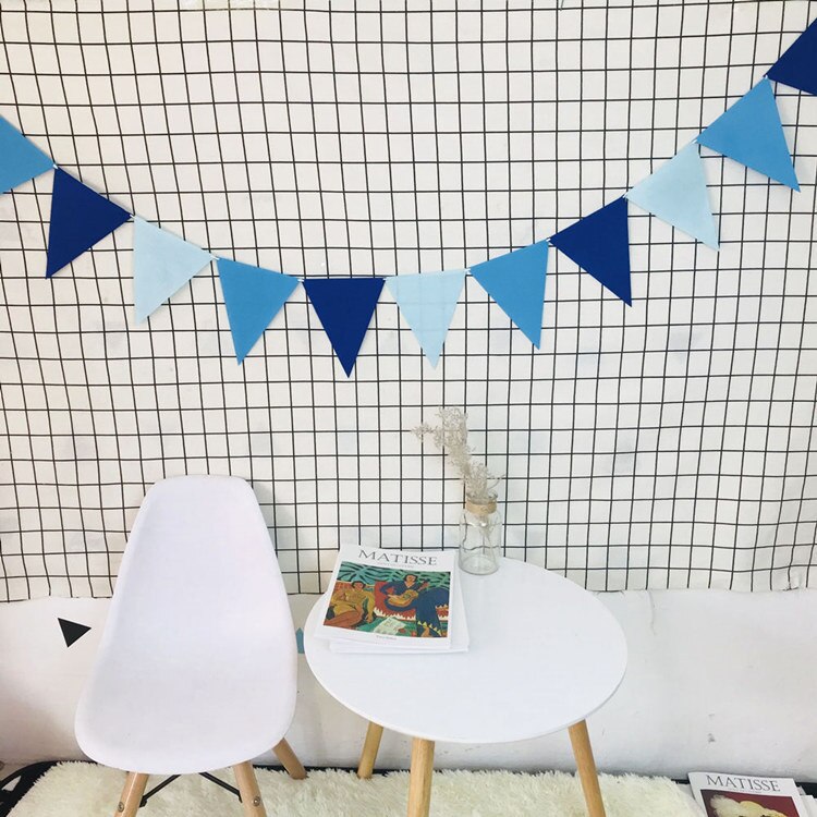 Dreieck Mehrfarbigen Fahnen freundlicher Zimmer freundlicher Dekor handgefertigt eine Solide Farbe Bett Hängen Tipis Baby Zimmer Zauberstab Dekoration: G