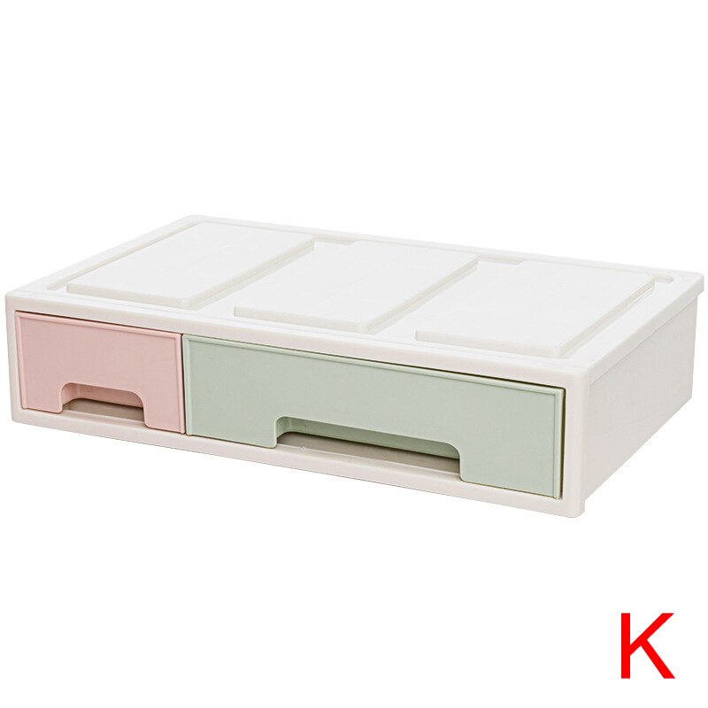 Lcd monitor stand holder beslag med kontorskuffe opbevaringsboks organizer til desktop jhp-best: K