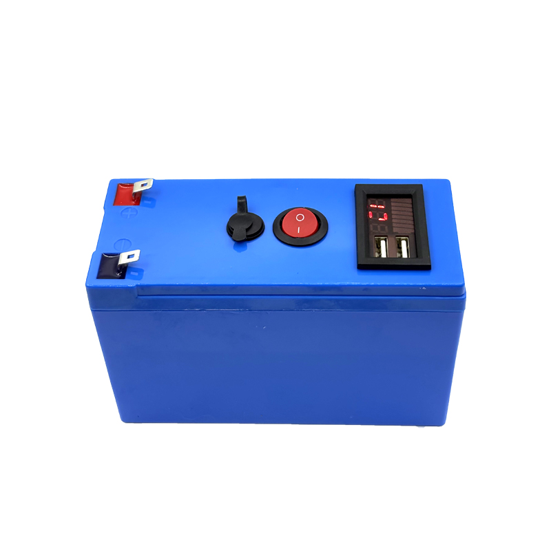 Upgraded LiFePO4 Lithium Battery 24V 150Ah 18650 BatteryPortable Rechargeable Battery Built-in Power display Port Charging