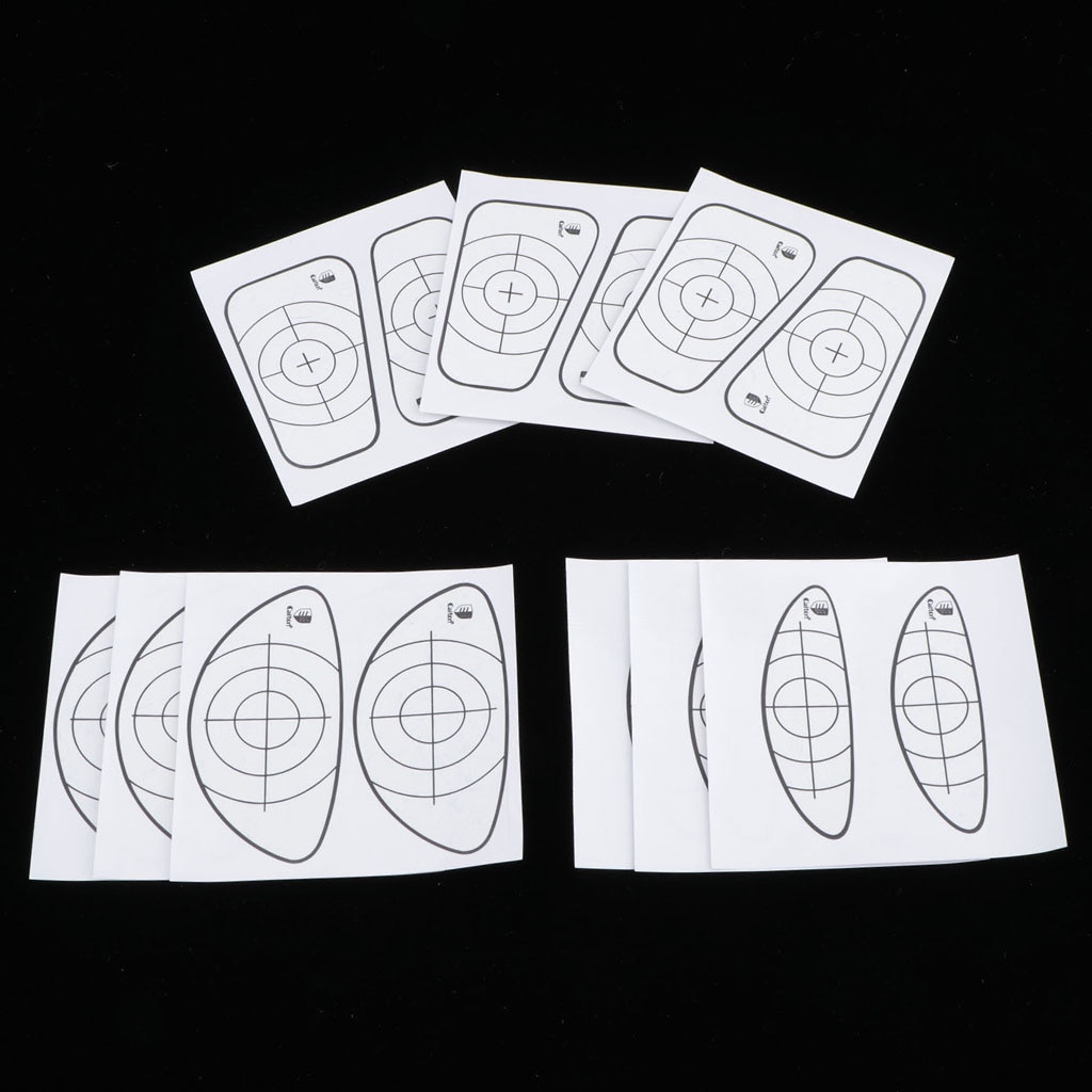 9 Sheet of Golf Impact Labels for Irons and Woods - Golf Swing Training Equipment