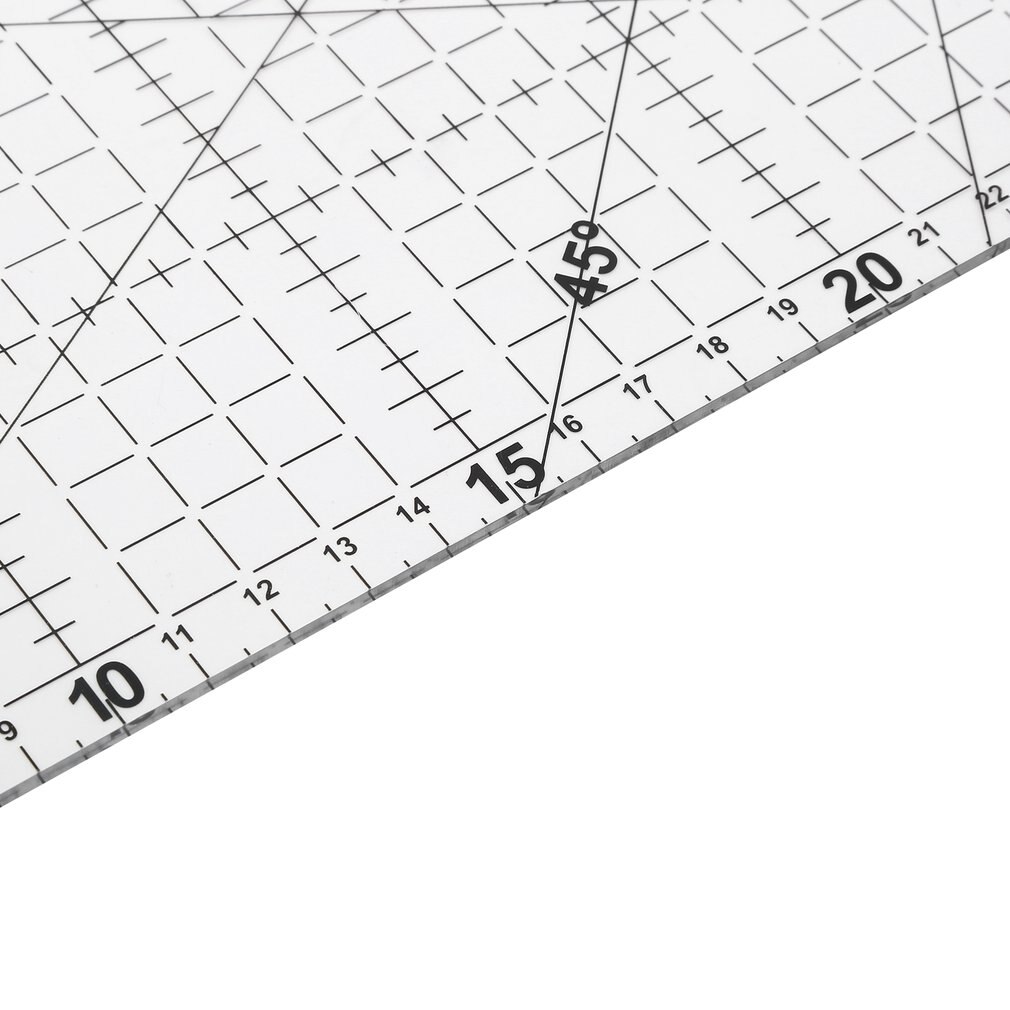 30X15cm Patchwork Ruler Sewing DIY Tool Ruler Grid Cutting Tailor Craft Scale Rule Craft Sewing Tools Sewing Machine