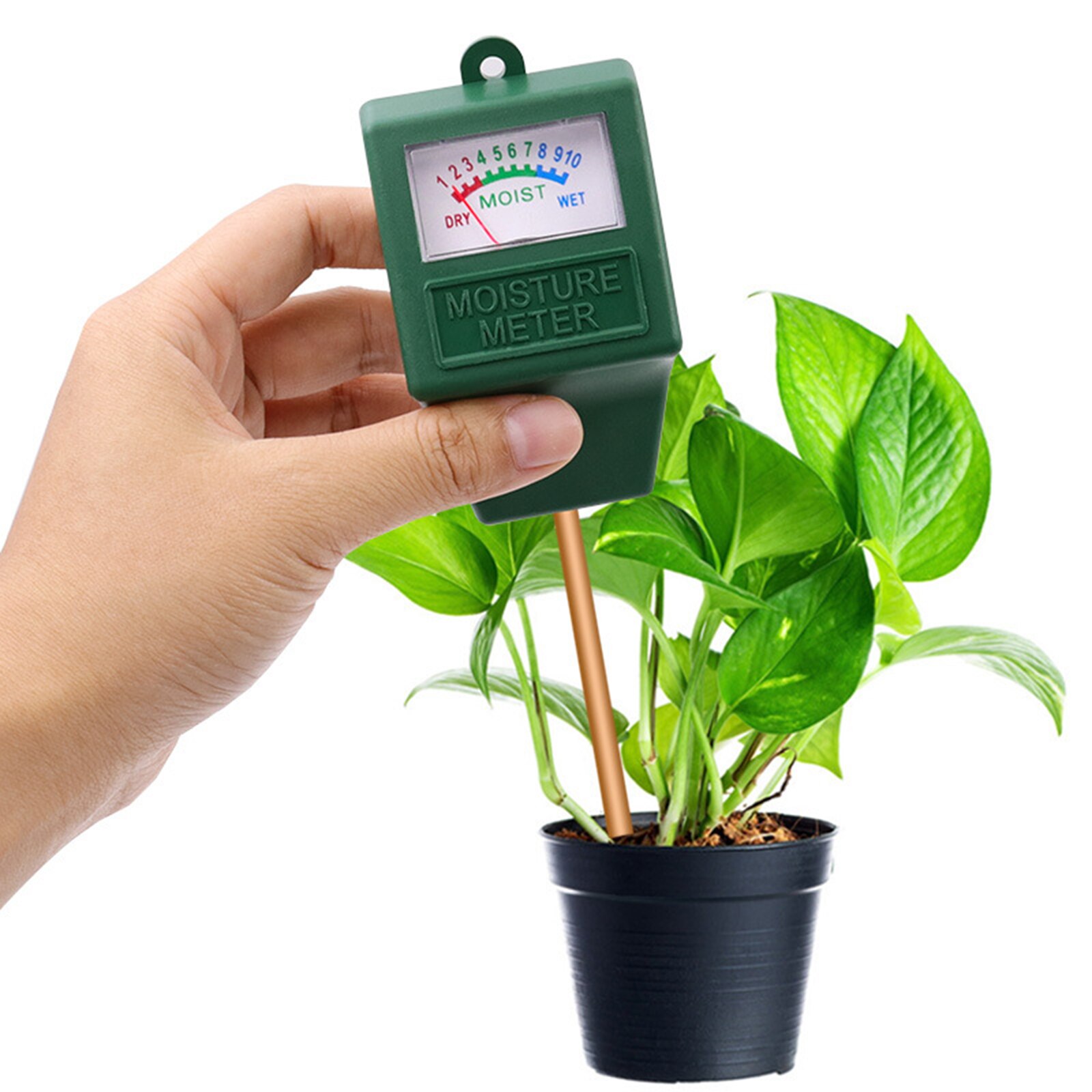 Havejord fugtmåler hydroponics analysator fugt tester jord vandmåler til indendørs udendørs haveplanter græsplæne gård jord