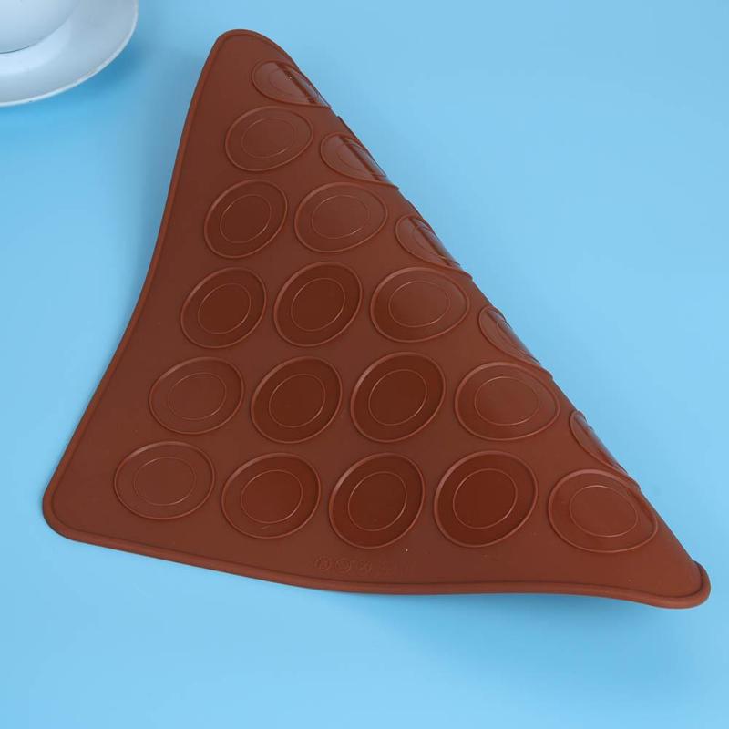 30Gitter Silikon Macaron Gebäck Backform DIY Makronen Ofen bilden Blatt Schokolade Pudding Hersteller Küche Backformen