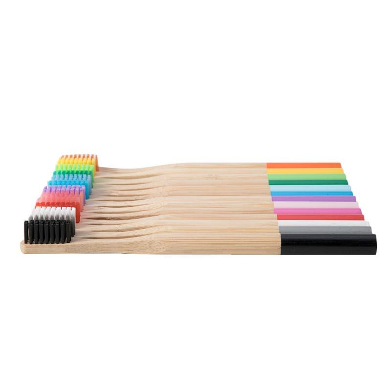 Natural Bamboo Toothbrush 1Pcs Wooden Toothbrush Eco Friendly Tooth Brush Nylon Bristle Adults Oral Care Toothbrush