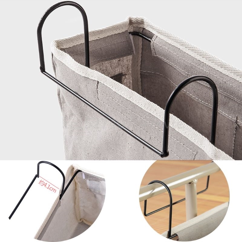 Bolsa de almacenamiento colgante para cabecera de cama, organizador para dormitorio, soporte para móvil, libro de revistas